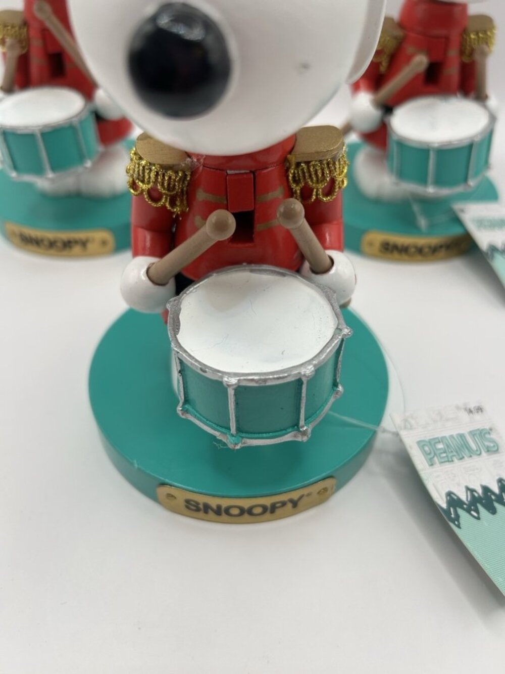 New Peanuts Snoopy Nutcracker Drummer Kurt S Adler 2024 Christmas Lot Of 3 As Is - Picture 4 of 16